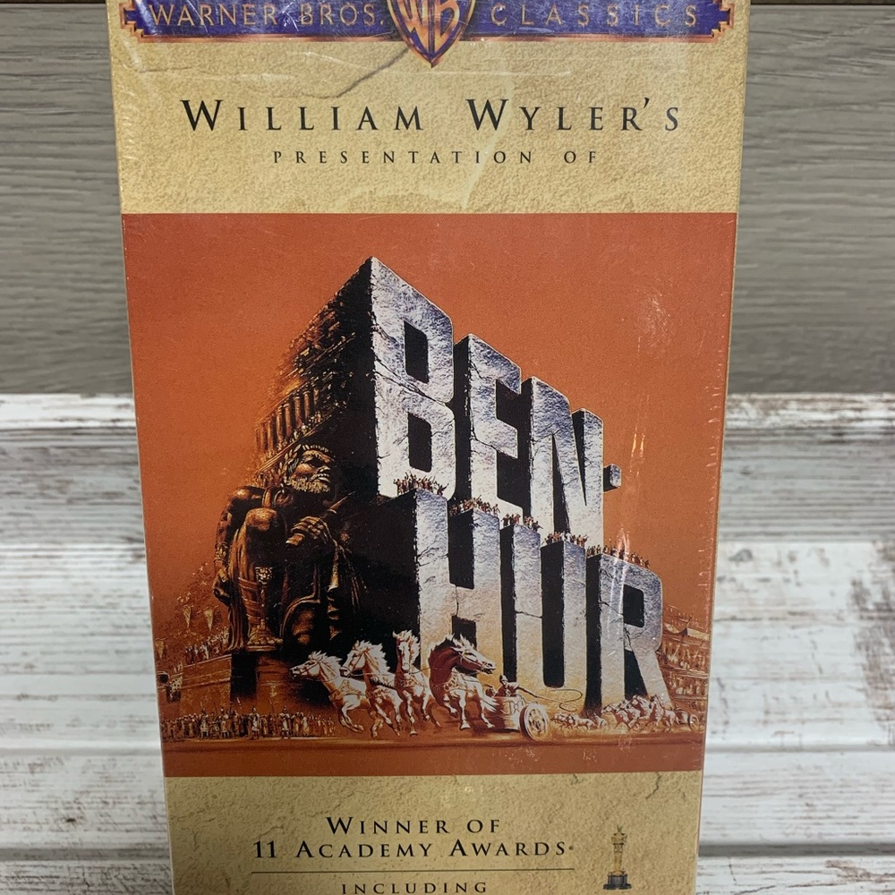 Sealed Ben Hur VHS